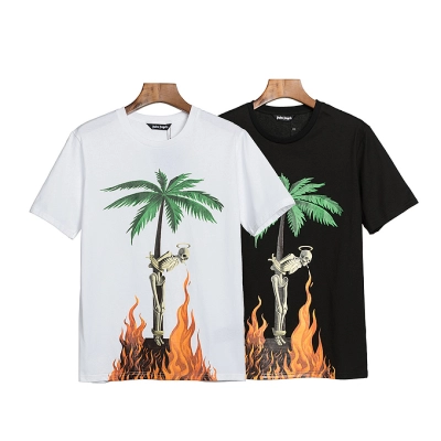 EM Sneakers Palm Angels T-shirt #2020 Black /White 01
