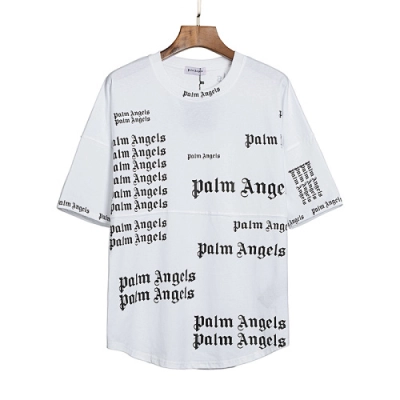 EM Sneakers Palm Angels T-shirt #2027 Black /White 02