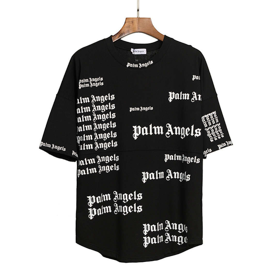 EM Sneakers Palm Angels T-shirt #2027 Black /White