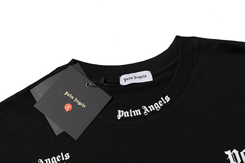 EM Sneakers Palm Angels T-shirt #2027 Black /White