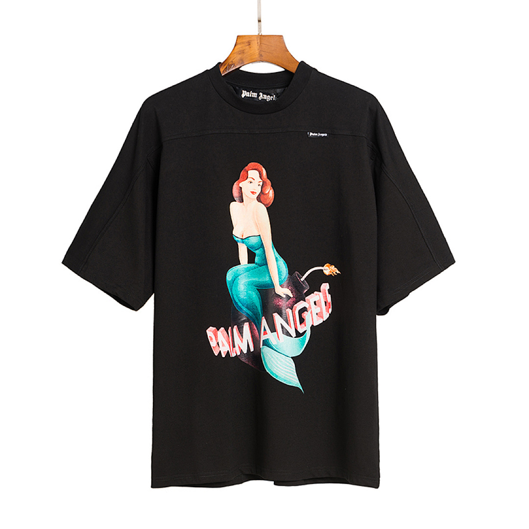 EM Sneakers Palm Angels T-shirt #2051 Black