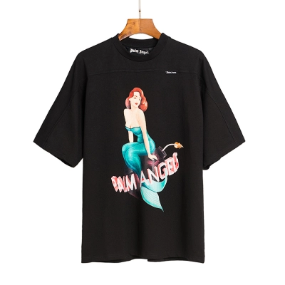 EM Sneakers Palm Angels T-shirt #2051 Black 01
