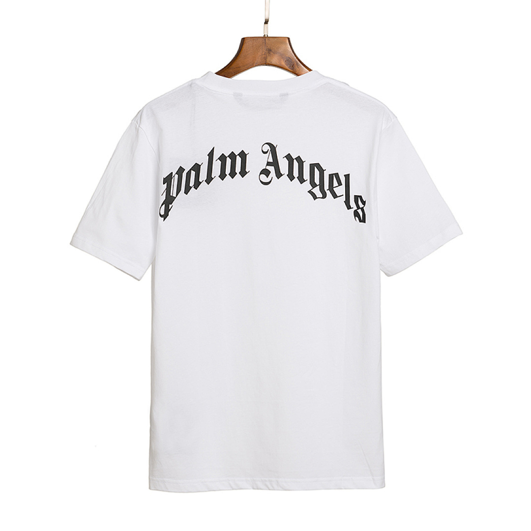 EM Sneakers Palm Angels T-shirt #2062 Black /White