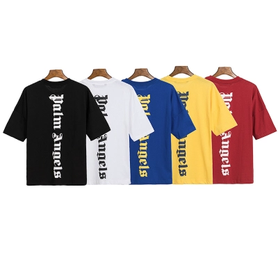 EM Sneakers Palm Angels T-shirt #2085 Black /White /Blue /Yellow /Red 01