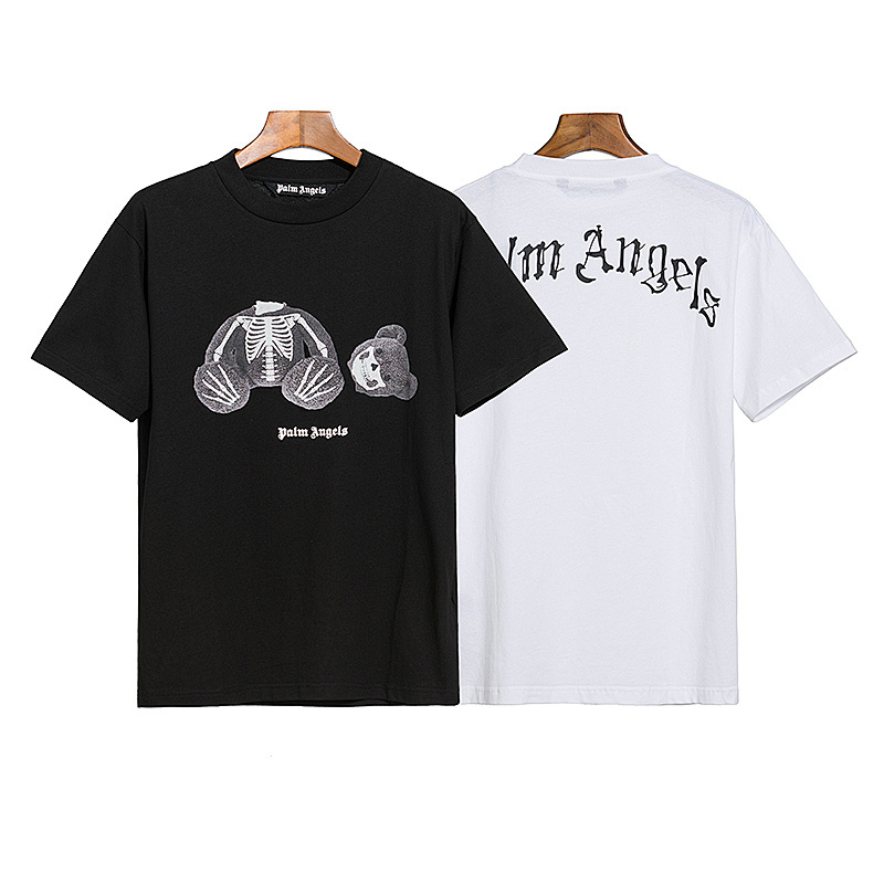 EM Sneakers Palm Angels T-shirt #2111 Black /White