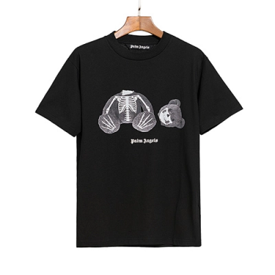 EM Sneakers Palm Angels T-shirt #2111 Black /White 02