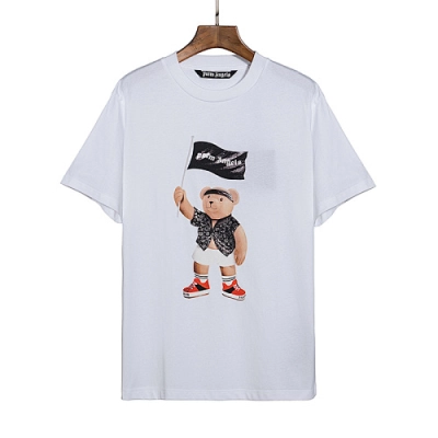 EM Sneakers Palm Angels T-shirt #2153 Black /White 02