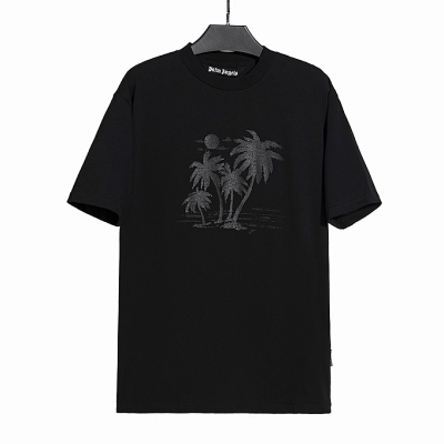EM Sneakers Palm Angels T-shirt #2161 Black 01