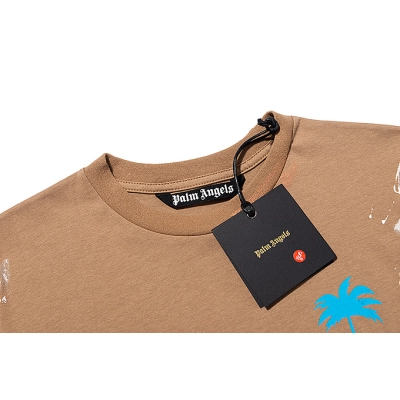 EM Sneakers Palm Angels T-shirt #2166 Brown 02