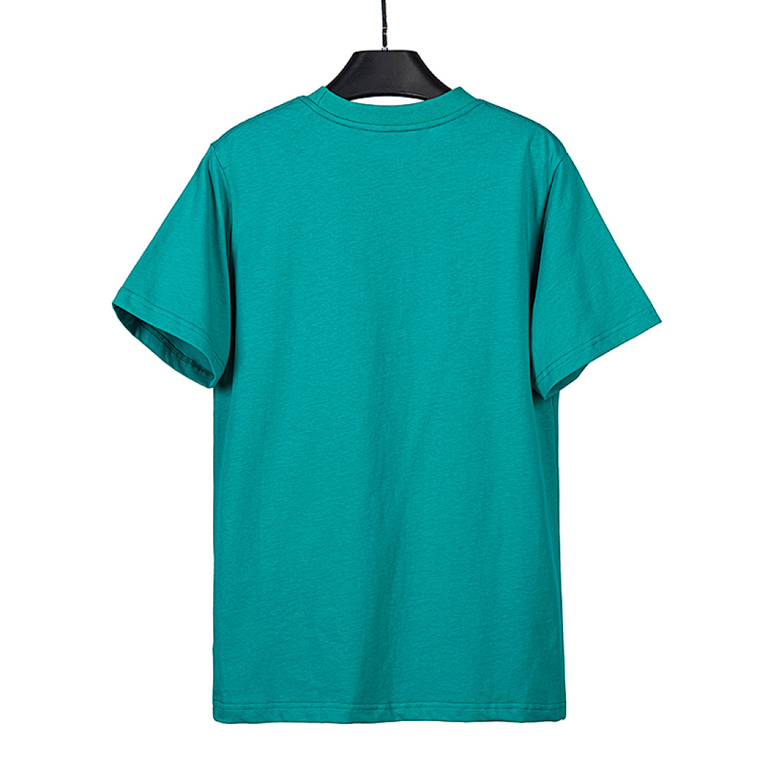 EM Sneakers Palm Angels T-shirt #2168 Black /White /Green