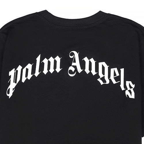 EM Sneakers Palm Angels T-shirt #2187 Black /White /Fluorescent Green