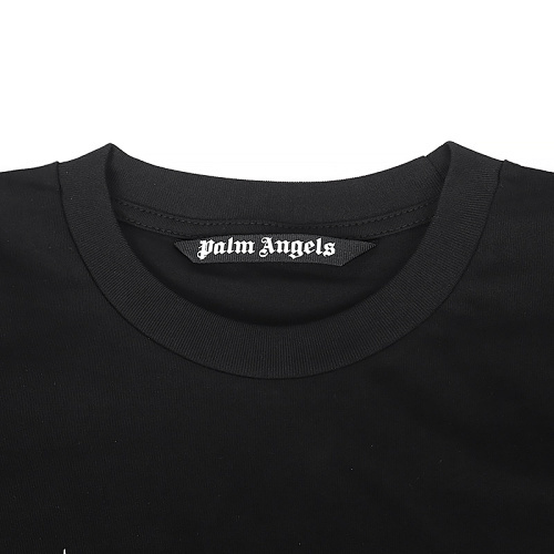 EM Sneakers Palm Angels T-shirt #2187 Black /White /Fluorescent Green