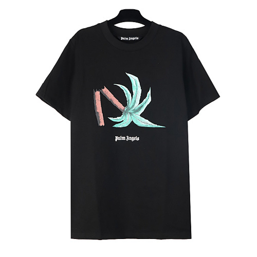 EM Sneakers Palm Angels T-shirt #2198 Black /White