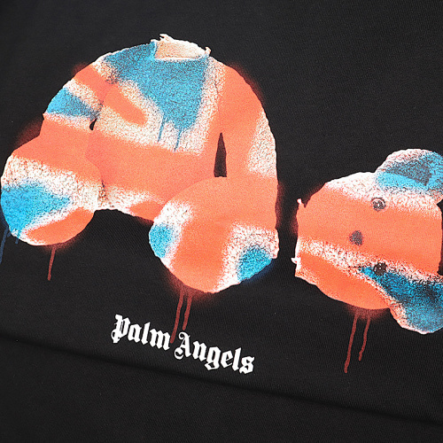 EM Sneakers Palm Angels T-shirt #2208 Black /White /Red