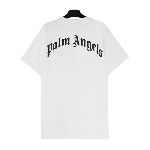 EM Sneakers Palm Angels T-shirt #2208 Black /White /Red