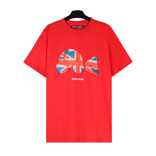 EM Sneakers Palm Angels T-shirt #2208 Black /White /Red