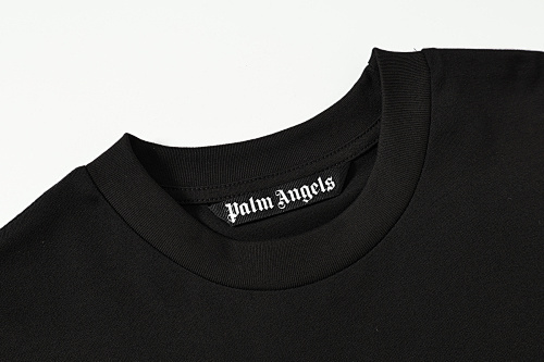 EM Sneakers Palm Angels T-shirt #2345 Black /Yellow