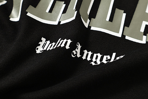 EM Sneakers Palm Angels T-shirt #2345 Black /Yellow