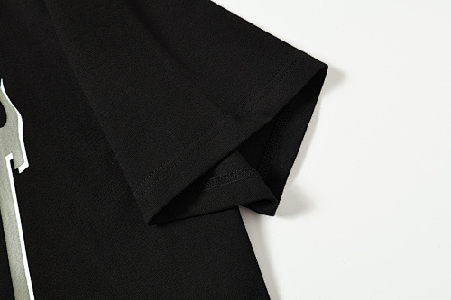 EM Sneakers Palm Angels T-shirt #2345 Black /Yellow