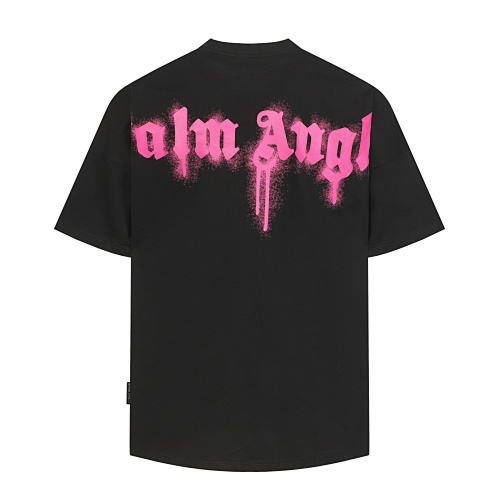 EM Sneakers Palm Angels T-shirt #2347 Black-Pink /White /Black-White