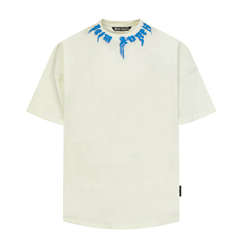 EM Sneakers Palm Angels T-shirt #2347 Black-Pink /White /Black-White