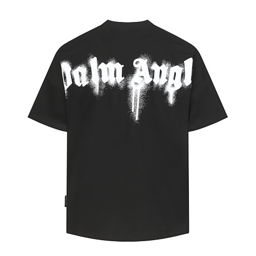 EM Sneakers Palm Angels T-shirt #2347 Black-Pink /White /Black-White