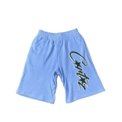 EM Sneakers Corteiz Allstarz Shorts Blue Green 01