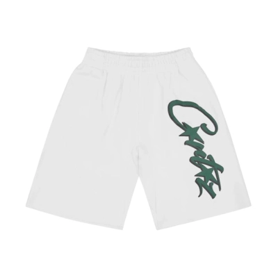 EM Sneakers Corteiz Allstarz Shorts White Green 01