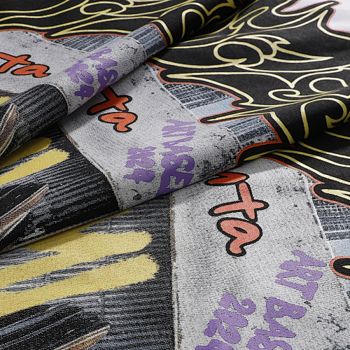 EM Sneakers Godspeed Atlanta Limited Edition Supercar Print T-Shirt #7050 Black /White /Green