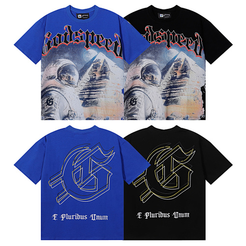 EM Sneakers Godspeed Spacesuit Pyramid Print T-shirt #7053 Black /Blue