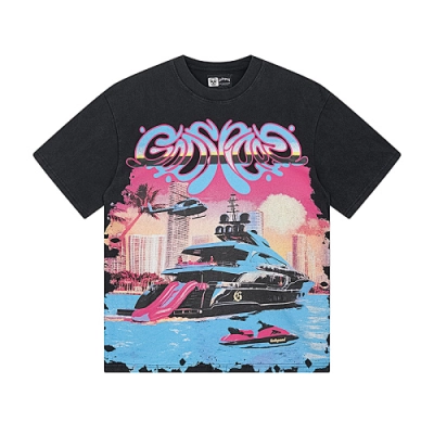 EM Sneakers Godspeed T-shirt #1109 Washed Black 01