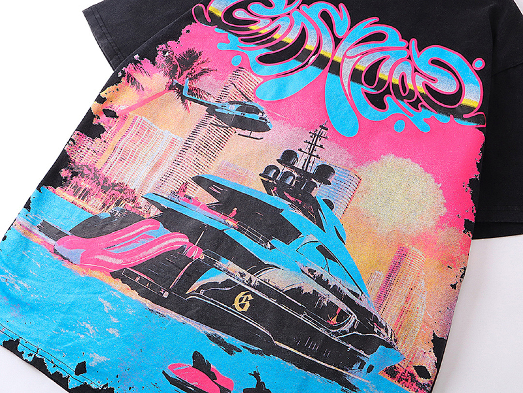 EM Sneakers Godspeed T-shirt #1109 Washed Black