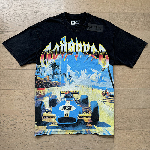 EM Sneakers Godspeed T-shirt #1110 Washed Black