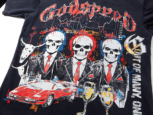 EM Sneakers Godspeed T-shirt #1179 Washed Black