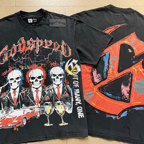 EM Sneakers Godspeed T-shirt #1179 Washed Black