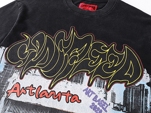 EM Sneakers Godspeed T-shirt #1071 Washed Black