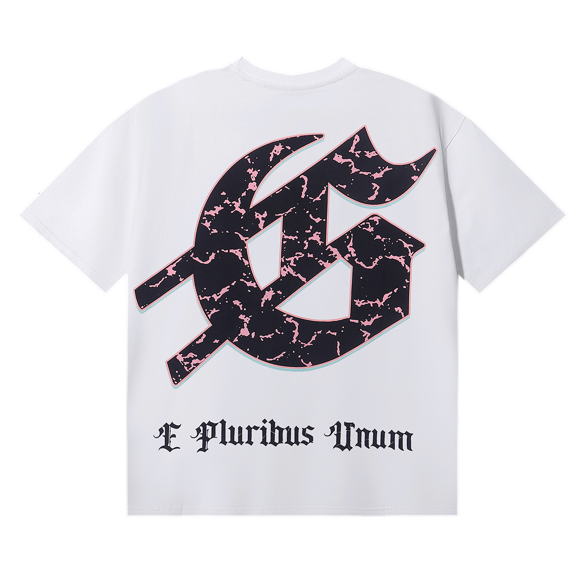 EM Sneakers Godspeed Tech Gaze Skull Print T-shirt #7038 Black /White