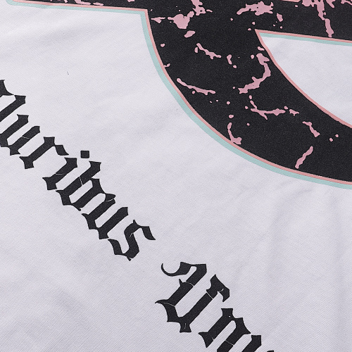 EM Sneakers Godspeed Tech Gaze Skull Print T-shirt #7038 Black /White