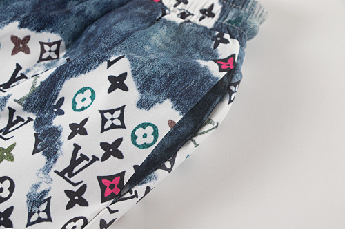 EM Sneakers Louis Vuitton Shorts #S411 Blue