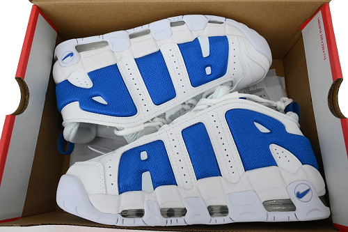 EM Sneakers Nike Air More Uptempo Low White Hyper Royal