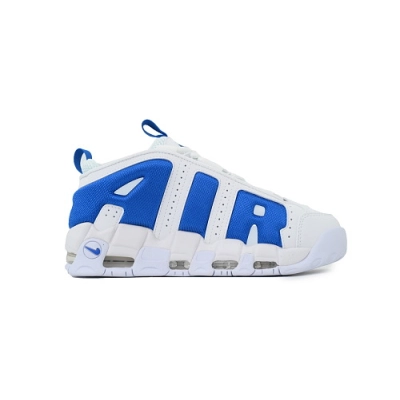 EM Sneakers Nike Air More Uptempo Low White Hyper Royal 02