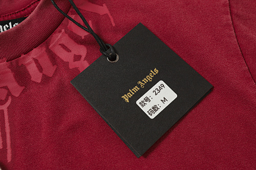 EM Sneakers Palm Angels T-shirt #2349 Claret