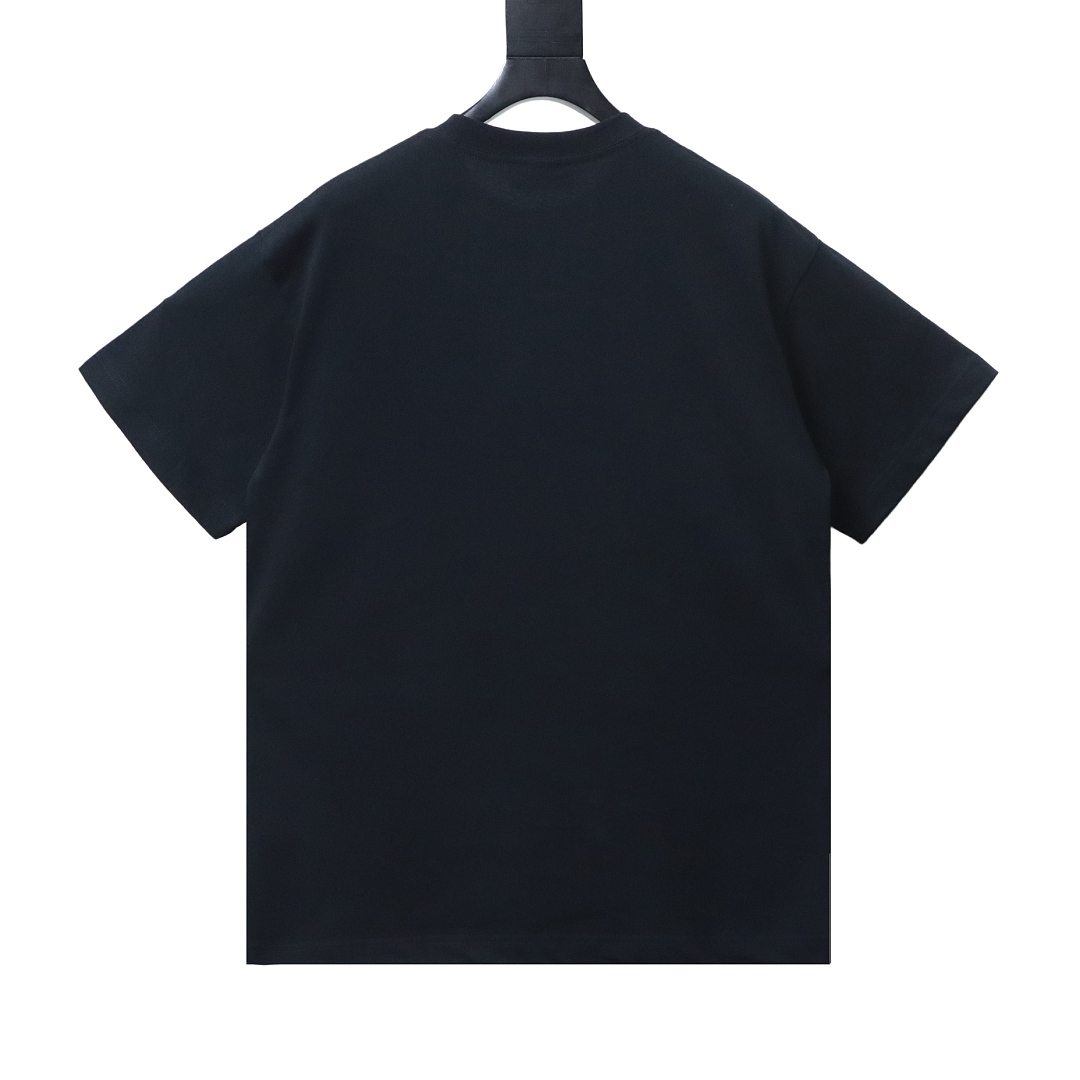 EM Sneakers Balenciaga 24SS Blur Coca-Cola Print T-shirt Black