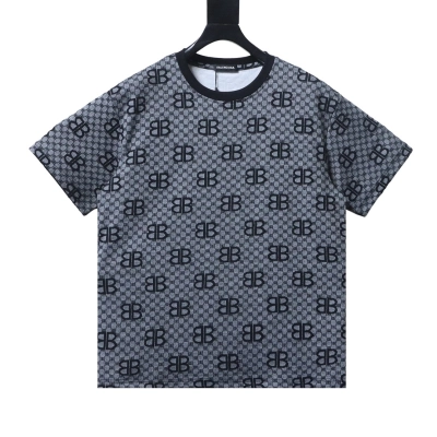 EM Sneakers Balenciaga 26SS All-over Baby Monogram T-shirt Black 01