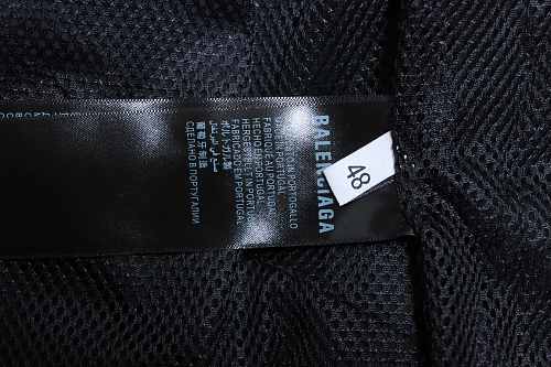 EM Sneakers Balenciaga 3B Football Tracksuit Black Technical Cotton Blend Poplin Pants