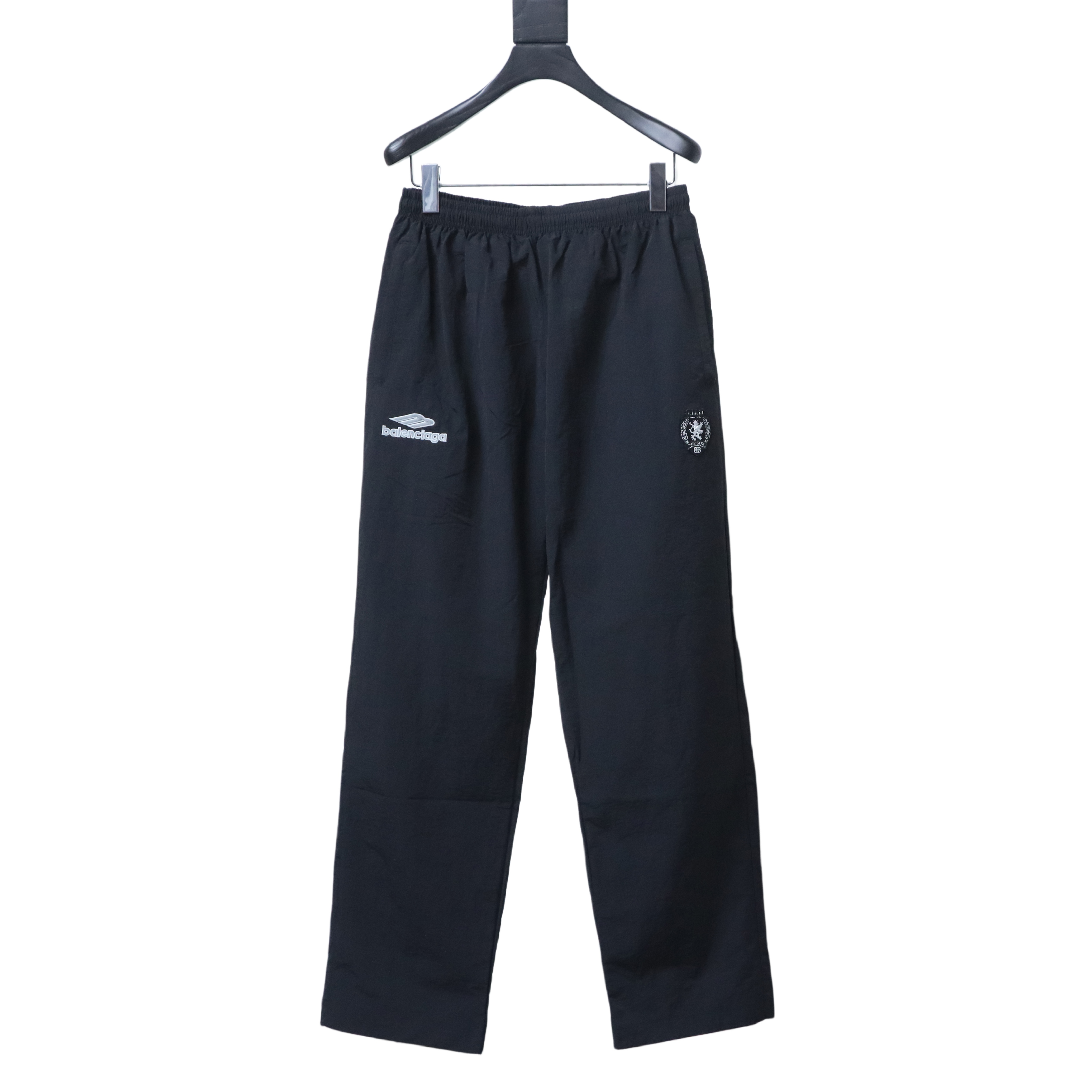 EM Sneakers Balenciaga 3B Football Tracksuit Black Technical Cotton Blend Poplin Pants