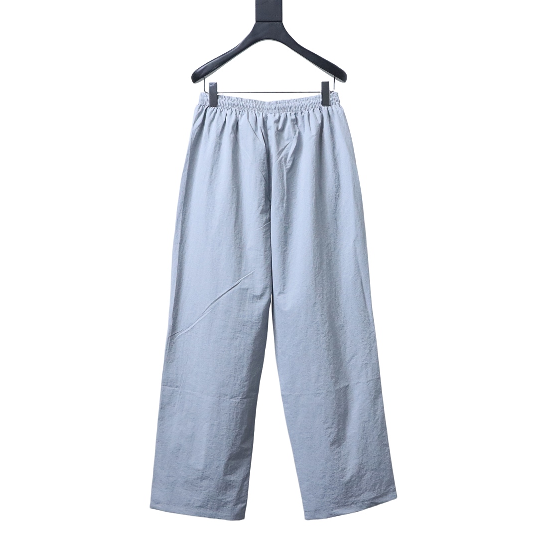 EM Sneakers Balenciaga 3B Football Tracksuit New Grey Tech Cotton Blend Poplin Pants