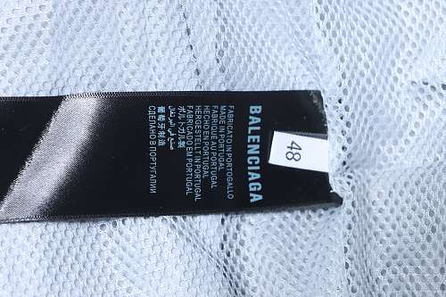 EM Sneakers Balenciaga 3B Football Tracksuit New Grey Tech Cotton Blend Poplin Pants