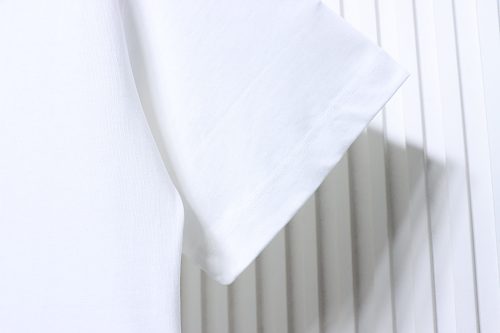 EM Sneakers Balenciaga Blue Circle Print Letter T-shirt White