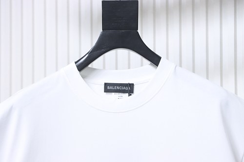 EM Sneakers Balenciaga Double B Graffiti Splatter Letter T-shirt White